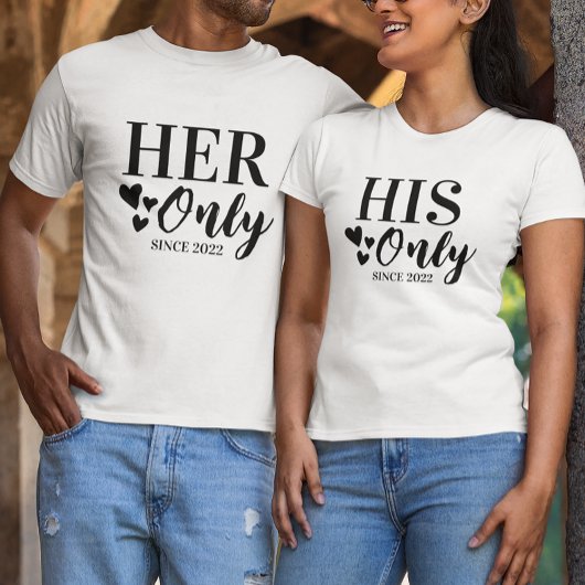 Romantisch haar enige huwelijksreis Valentijnsdag T-shirt