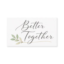 Romantisch handgeschreven liefdescitaat ontwerp