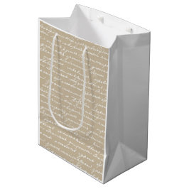 Romantisch Handschrift Liefdesbrief Schrijver Aute Medium Cadeauzakje