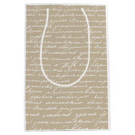 Romantisch Handschrift Liefdesbrief Schrijver Aute Medium Cadeauzakje