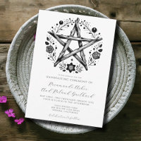 Romantisch handvasten heidense wicca bruiloft