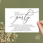 Romantisch Happily Ever After Feest, Trouwdiner Kaart