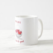 Romantisch Happy Easter voor u minimalistisch Koffiemok (Voorkant rechts)