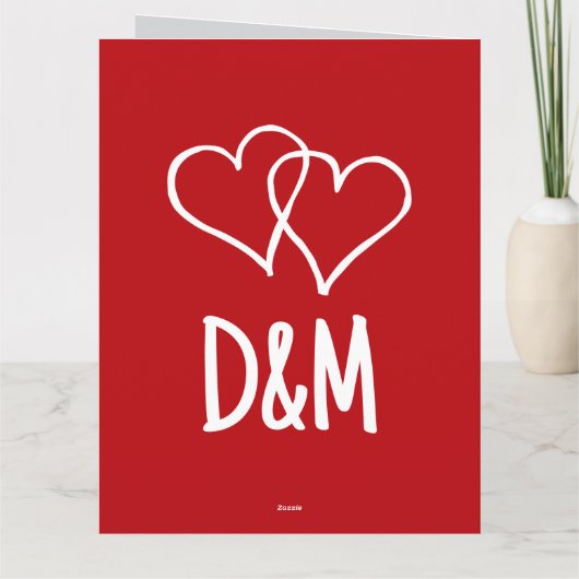 Romantisch Happy Jubileum wenskaart voor vrouw Kaart (Achterkant)