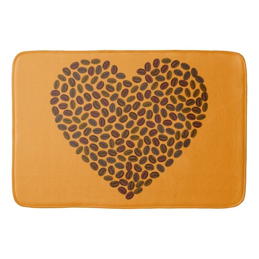 Romantisch Hart Badmat – Pluche & Stijlvol (Voorkant)