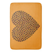 Romantisch Hart Badmat – Pluche & Stijlvol (Voorkant Verticaal)