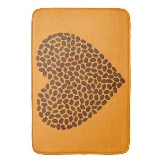 Romantisch Hart Badmat – Pluche & Stijlvol (Voorkant Verticaal)