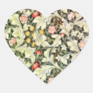 Romantisch Hart  Bloemen Hart Sticker