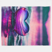 Romantisch hart drijvend op water fleece deken (Voorkant (Horizontaal))