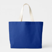 Romantisch hart in zand grote tote bag (Achterkant)