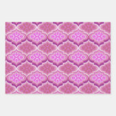 Romantisch Hart Inpakpapier in Roze Tinten Vel (Voorkant 2)