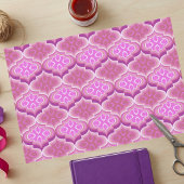 Romantisch Hart Inpakpapier in Roze Tinten Vel