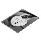 Romantisch hart liefde slot foto bruiloft gastboek notitieboek (Linkerzijde)