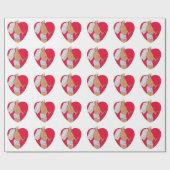 Romantisch hart met een ongewone Cupido Cadeaupapier (Vlak)