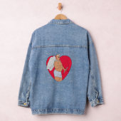 Romantisch hart met een ongewone Cupido Denim Jacket (Hangar)