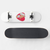 Romantisch hart met een ongewone Cupido Persoonlijk Skateboard (Horizontaal)
