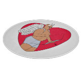 Romantisch hart met een ongewone Cupido Snijplank (Hoek)