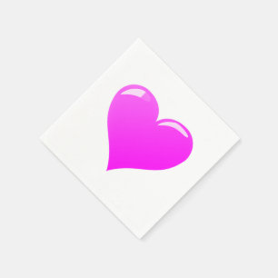 Romantisch Hart servetten