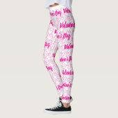 Romantisch Hart Valentijn's Day Design Leggings (Links)