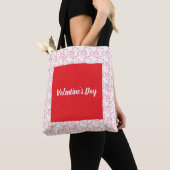 Romantisch Hart Valentijnsdag Design Tote Bag (Dichtbij)