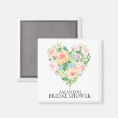 Romantisch Hart Vrijgezellenfeest Favor Magnet (Voorkant / Achterkant)