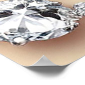 Romantisch Hartontwerp Poster (Hoek)