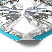 Romantisch Hartontwerp Poster (Hoek)