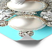 Romantisch Hartontwerp Poster (Hoek)