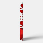 Romantisch hartpatroon gepersonaliseerd Case-Mate iPhone case (Achterkant / Rechts)