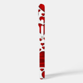 Romantisch hartpatroon monografisch Case-Mate iPhone case (Achterkant / Links)