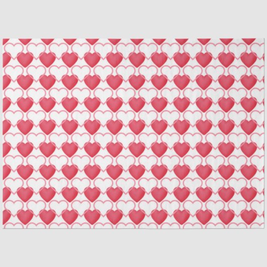 Romantisch hartweefselpapier tissuepapier (Voorkant)