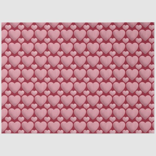 Romantisch hartweefselpapier tissuepapier (Voorkant)