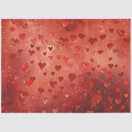 Romantisch hartweefselpapier tissuepapier (Voorkant)