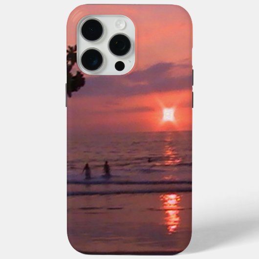Romantisch Hawaiiaans Sunset Ocean Beach Case-Mate iPhone Case (Achterkant)