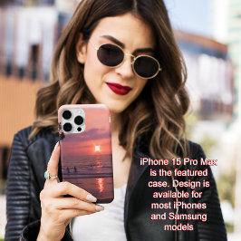 Romantisch Hawaiiaans Sunset Ocean Beach iPhone 15 Pro Max Hoesje