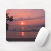 Romantisch Hawaiiaans Sunset Ocean Beach Muismat (Met muis)