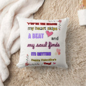 Romantisch Heart Design, liefdesgeschenk voor kopp Kussen (Deken)