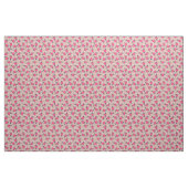 Romantisch Heet Roze Beige Bloemen Patroon Stof (Yard (91,4 cm))