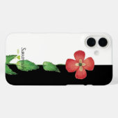 Romantisch Heirloom  Panasje Zwart-wit Case-Mate iPhone Case (Achterkant (horizontaal))