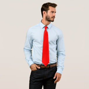 Romantisch helderrood stropdas