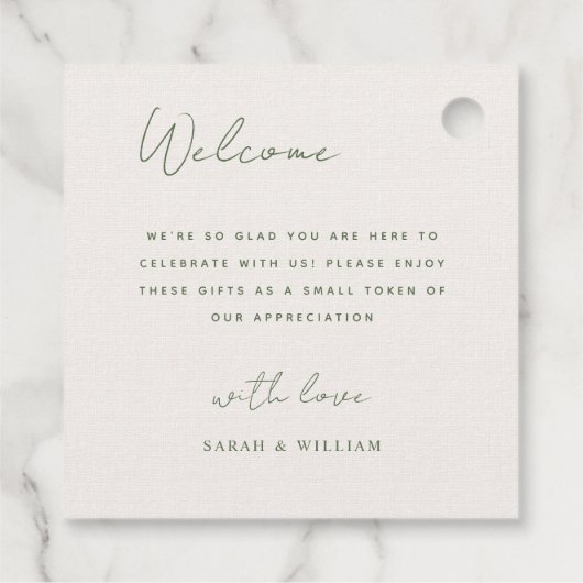 Romantisch herfst meer en boot bruiloft Favoriete Bedankjes Labels (Achterkant)