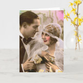 Romantisch Huwelijk Kaart (Gele Bloem)