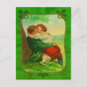  Romantisch Iers Paar St Patrick's Day Briefkaart (Voorkant)