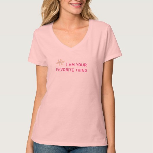 Romantisch, ik ben je lievelingsding t-shirt (Voorkant)