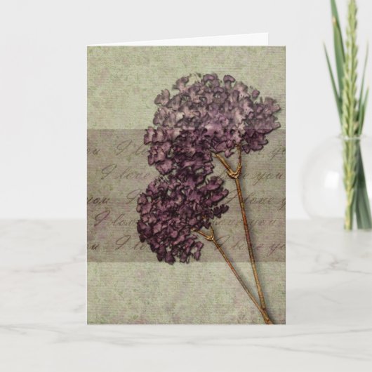 Romantisch Ik hou van je Kaart (Voorkant)