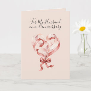Romantisch Ik Hou Van Jou Jubileum Roze Rode Hart Kaart