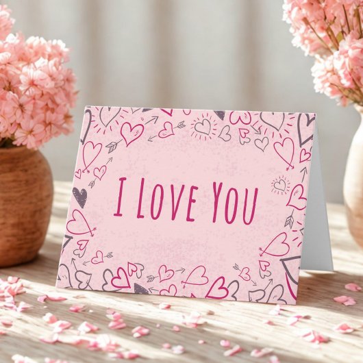 Romantisch Ik Hou Van Jou Valentijnsdag Kaart