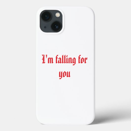 Romantisch "Ik val voor jou" iPhone-hoesje Case-Mate iPhone Case (Achterkant)