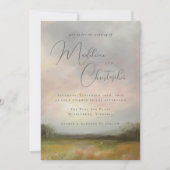 Romantisch Impressionistisch Landschap Abstracte B Kaart (Voorkant)