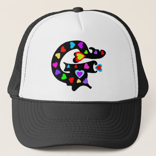 ╚"★ Romantisch Initiaal G Stijlvolle Trucker Hoed★ Pet (Voorkant)